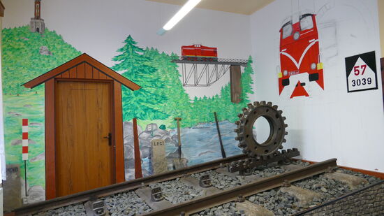 Liebevolle Details in der Ausstellung