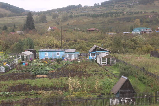 Kurz hinter dem Ural. Selbstversorgungmit Gewächshäusern,  vielen Kohlarten und immer ganz viele Blumen!