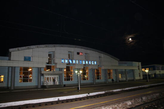 Unterwegs. Hier in Nischnedinsk.