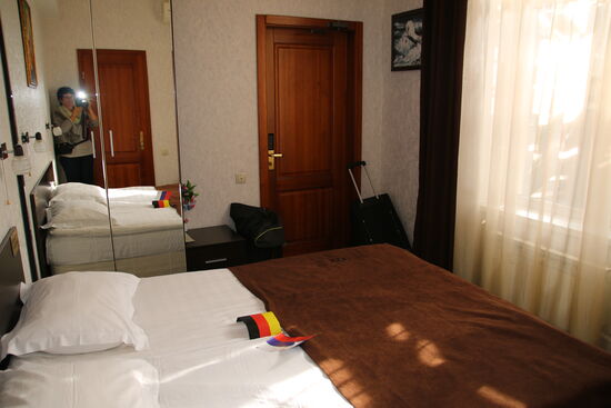 Mein Zimmer im Hotel "Viktoria".