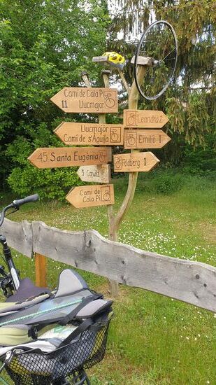 Hier scheint ein Mallorca- Liebhaber und Radfan zu wohnen.