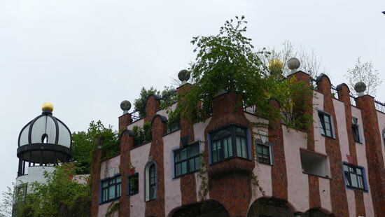 Hundertwasser haus in Magdeburg