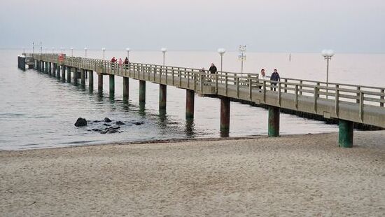 Die Seebrücke in Kühlungsborn- Ost