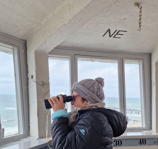 Der Blick von oben,...