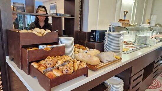 Frühstück in Hotel Polgar