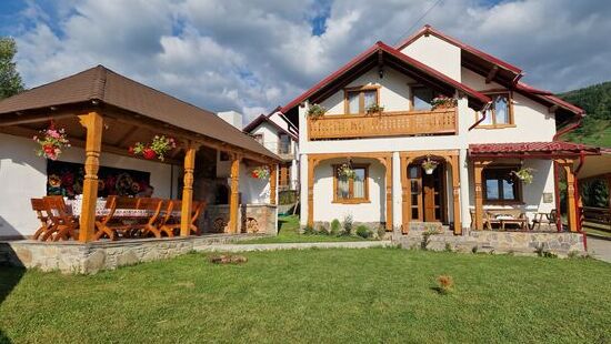 Der erste Blick auf unsere Pension. Was für ein Refugium!!!