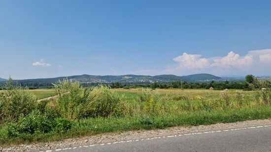 Die Berge gehören bereits zur Ukraine.