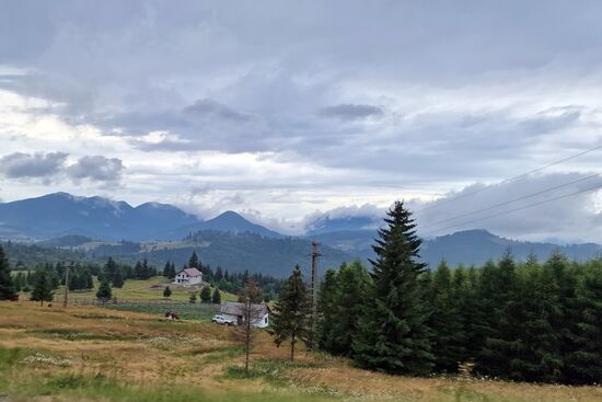 Ausblick vom Kloster Fantanele