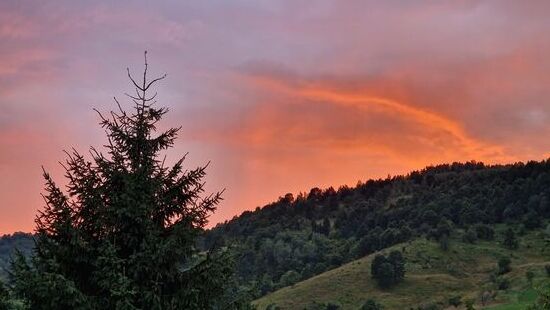 Ein schöner Tag geht zu Ende.