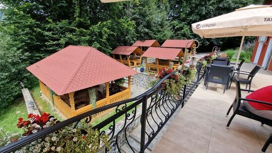 Das Restaurant an der Talstation der Seilbahn