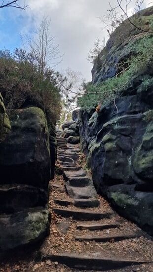 Wege im Elbsandstein.