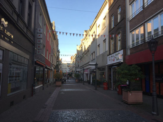 Das ist die Innenstadt von Neuss. Hier war ich nur kurz.