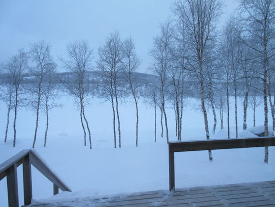 Blick aus dem Esszimmer.