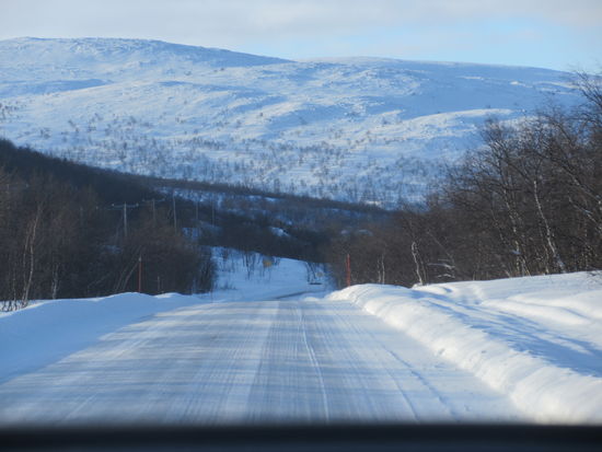Auf dem Weg von Utsjoki nach Njurkulahti