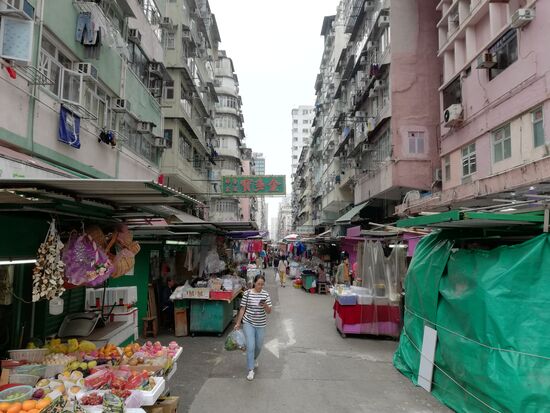 Markt in Kowloon.