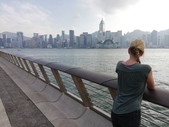 Blick herüber nach Hong Kong Island