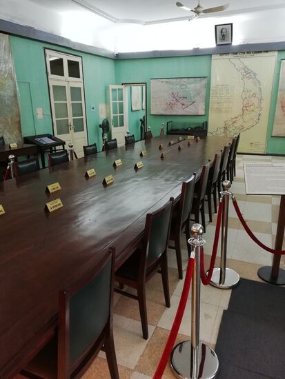 Hier tagte der Kriegsrat des kommunistisch Nordvietnams im Krieg gegen die kapitalistischen Invasoren.