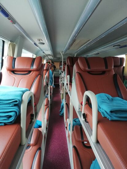 Mit diesem Luxusgefährt lassen sich die fünf Stunden Fahrt nach Sa Pa gut aushalten.