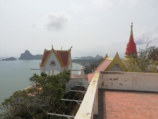 Dafür ist der Ausblick von hier oben toll.