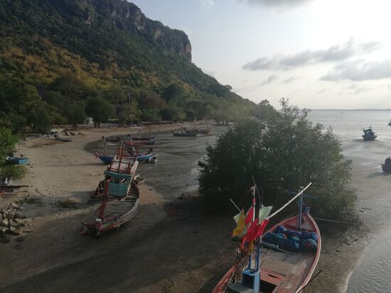 Unser kleiner secret spot rund sieben Kilometer nördlich von Prachuap