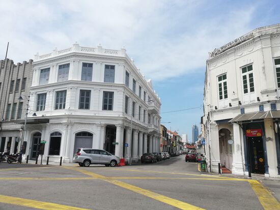 Das Handelsviertel aus Britischen Zeiten