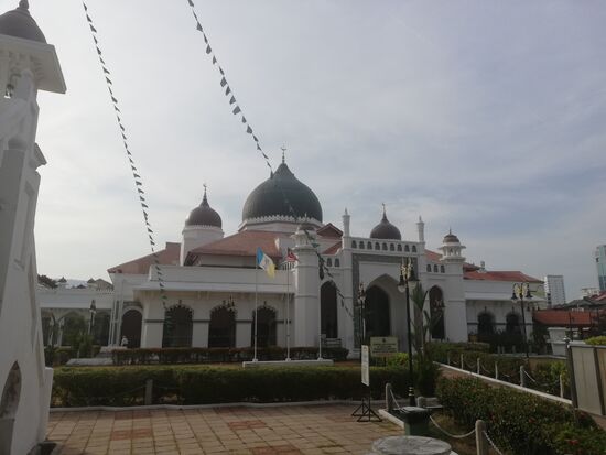 Die größte Moschee der Insel, die Kapitan Keling Mosque