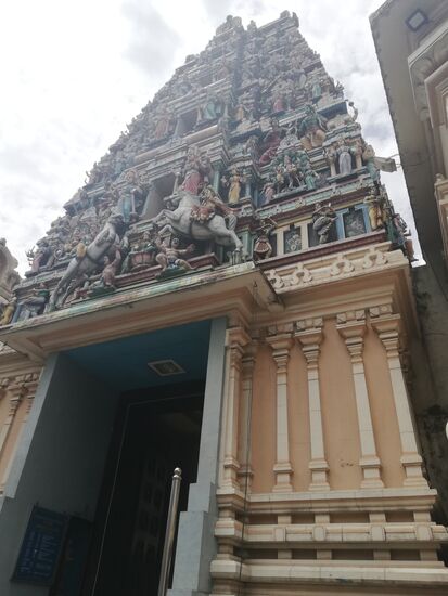 Der Hindutempel Sri Maha Mariamman