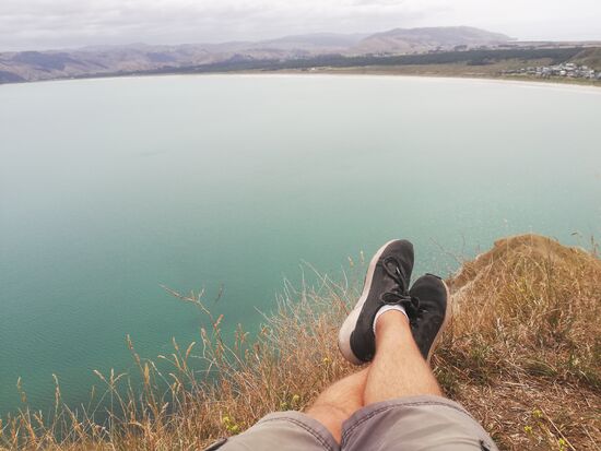 Vom kargen Küstenstreifen...