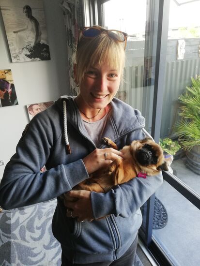 Und wieder eine Unterkunft mit Hund und Katz!