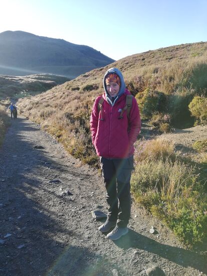 Früh am Morgen war es kalt...