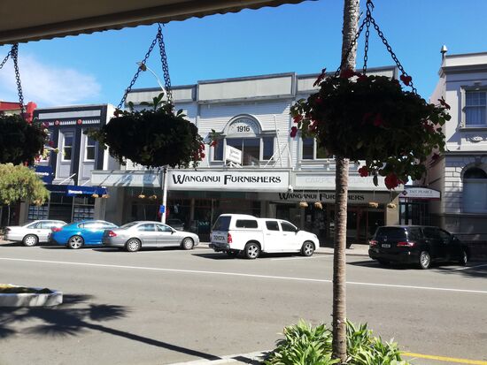 Wanganui - hier sind die Uhren stehengeblieben.