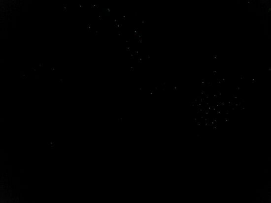 Die Handykamera konnte das Leuchten der Glowworms leider nicht wirklich gut einfangen.