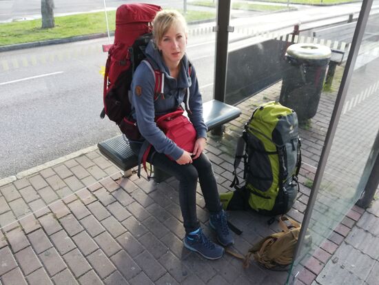 Ich trag den braunen.