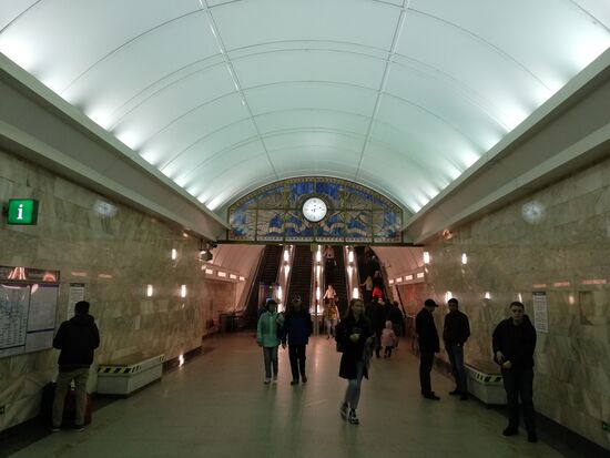 Die U-Bahn Stationen sind ein Highlight für sich.