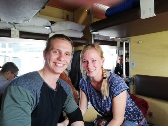 Erste Russische Eisenbahn Erfahrung in der dritten Klasse.