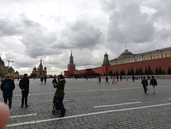 Der Rote Platz mit Kreml muss!