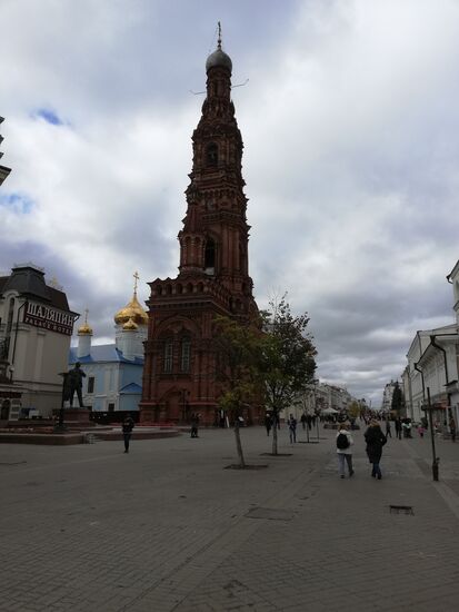 Die Kasaner Flaniermeile Ulica Baumana.