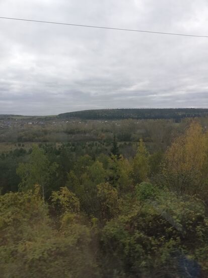 Die Landschaft im Westsibirischen Tiefland ist eher dröge.