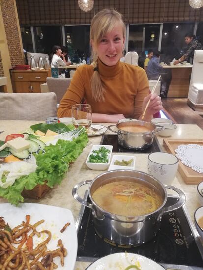 Hot Pot ist quasi wie Raclette auf chinesisch.