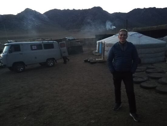 Unsere erste Unterkunft: gelegen wie in einem Winnetou-Film.