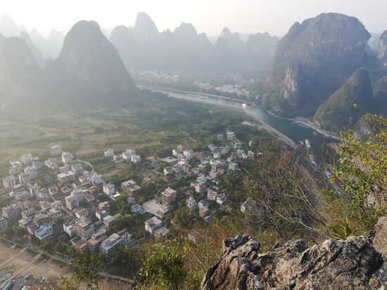 Blick auf einen Teil von Xingping.