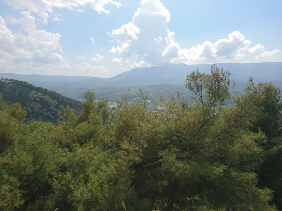 Blick über die Ebene hinweg