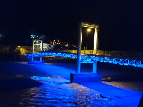 die Varur Brücke bei Nacht