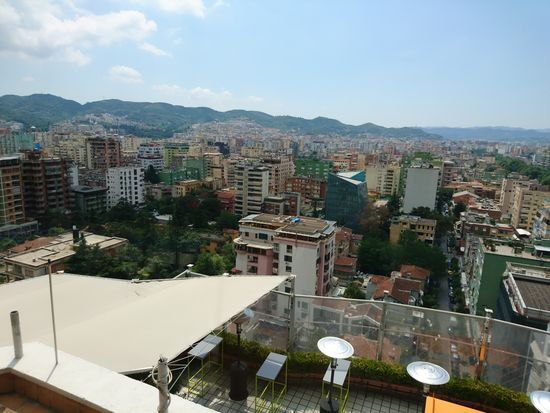 Ausblick vom Sky-Tower in Richtung Durres