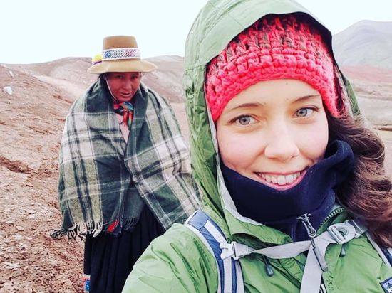 Wegen eines Gewitters auf 5000m Höhe haben sich die Einheimischen mit uns auf den Rückweg begeben.