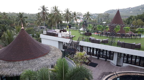 Ausblick von meinem Hotelzimmer.