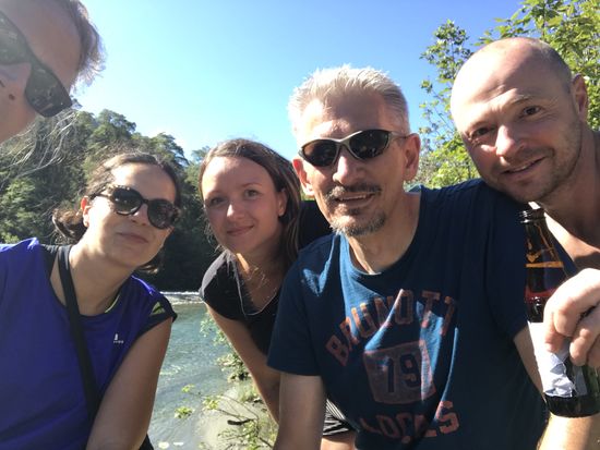 Rosana, Elena, Markus und Roland