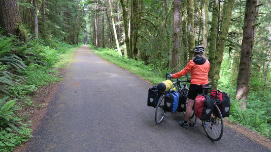 Auf dem Olympic Discovery Trail