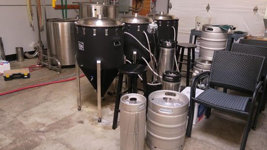 "Braustube" der Brauerei BINE Valley in Salem