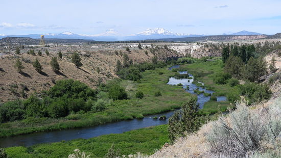 on the road - nach Sisters auf der Holmes RD. Oregon in Rtg. Prineville